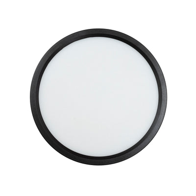7-inch Oil Rubbed Bronze Outdoor Flush Mount Light with 5-CCT Selectable White
