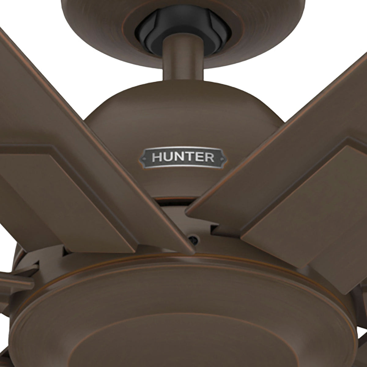 72 inch Downtown ENERGY STAR® Matte Bronze Damp Rated Ceiling Fan and Wall Control