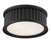 5.25'' Corvella Matte Black 2 Light Flush Mount