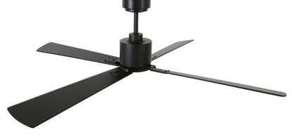 52 Inch DC Black Fan with Remote