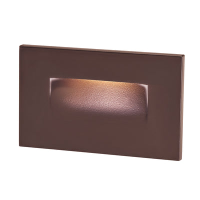 4.75-inch Oil Rubbed Bronze Outdoor Mini Step Light with White Reflector
