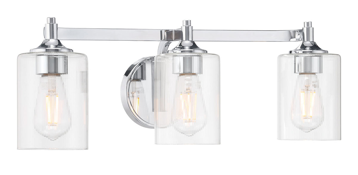 23.75'' Ryehouse Chrome 3 Light Bath Vanity