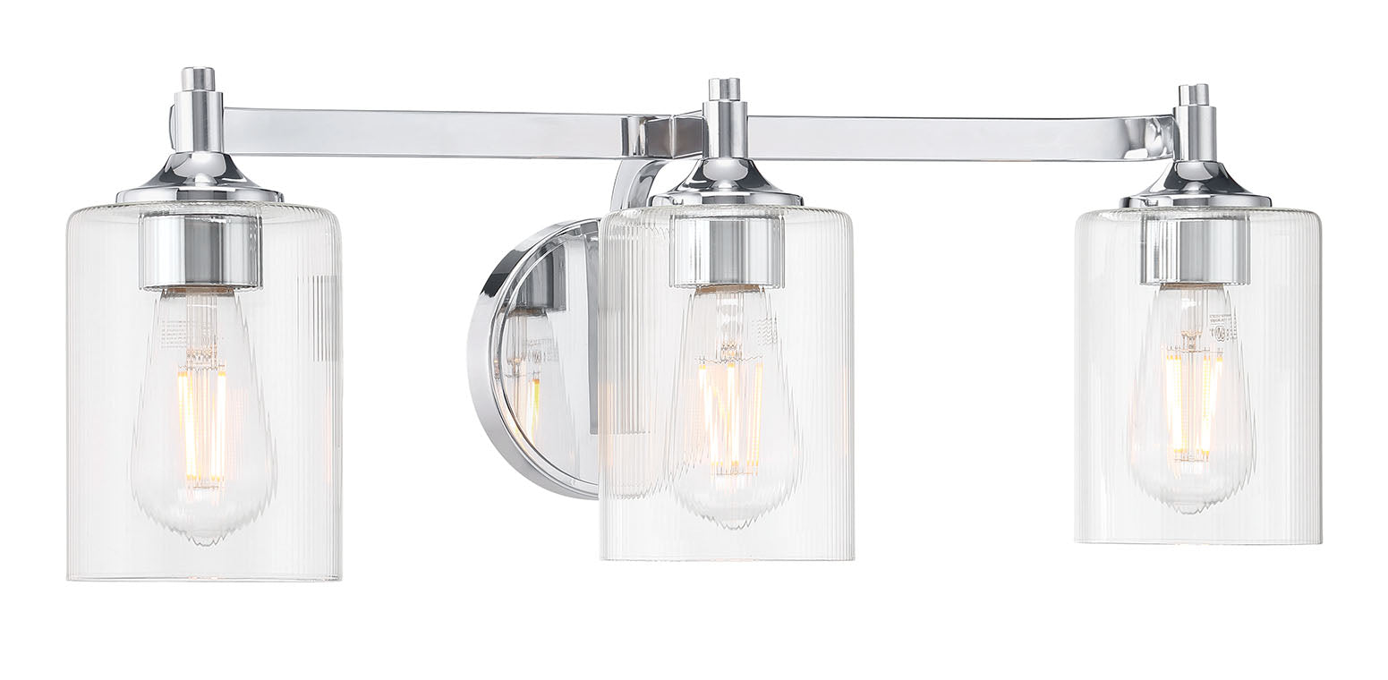 23.75'' Ryehouse Chrome 3 Light Bath Vanity