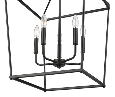 25'' Nellita Matte Black 5 Light Pendant