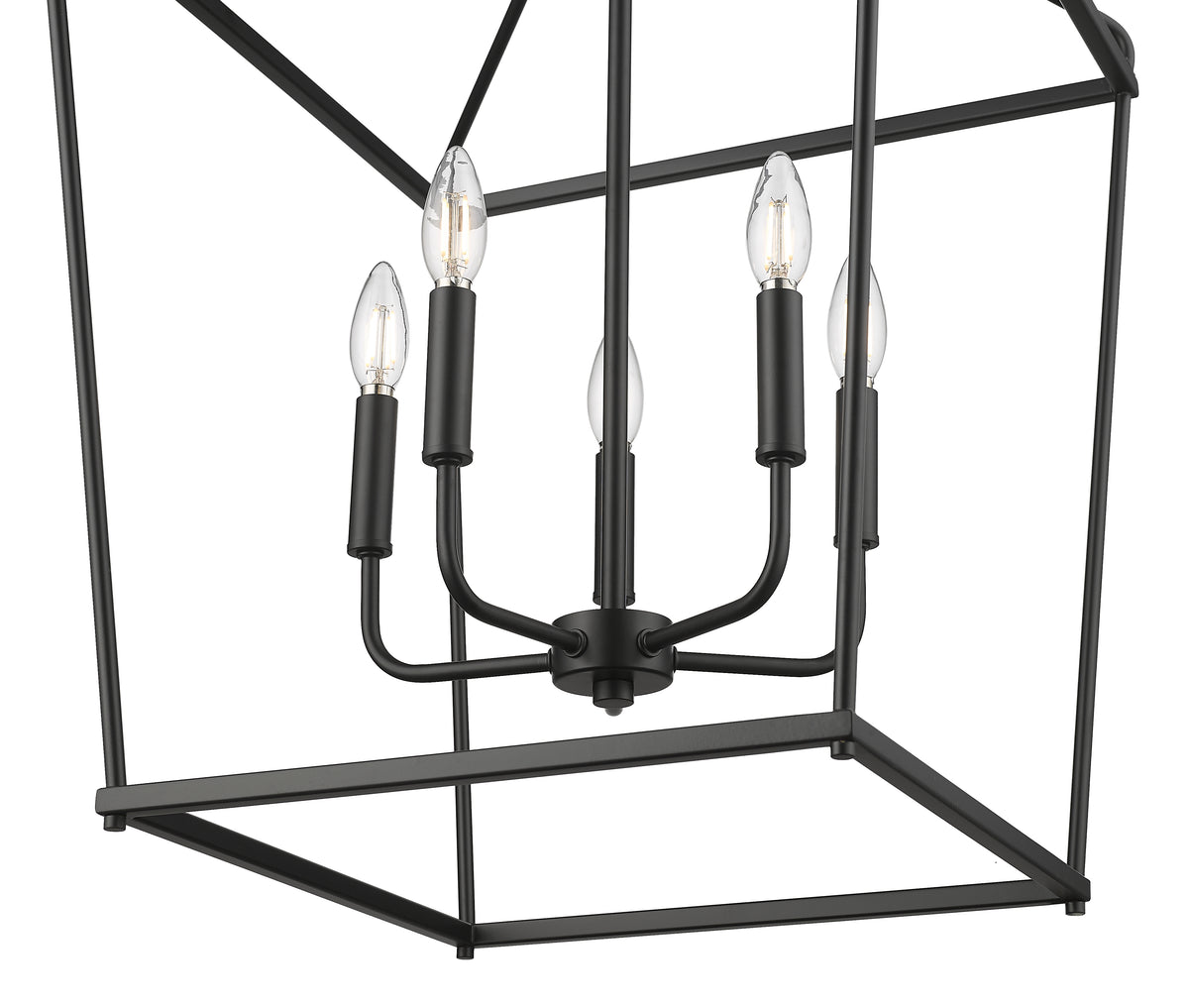 25'' Nellita Matte Black 5 Light Pendant
