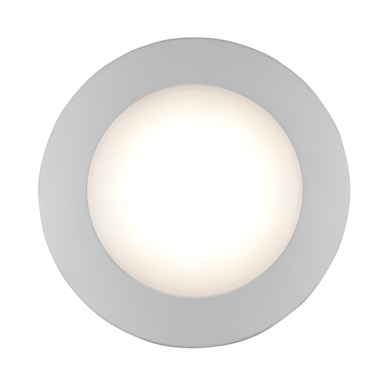 6-inch White Wall Light with 3000K Light