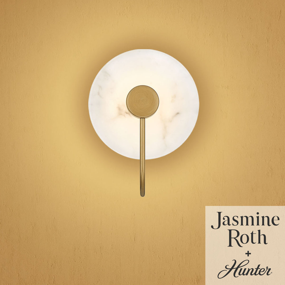 Amara Crest 8-inch 1-light Luxe Gold and Cast Alabaster LED Wall Sconce with Cast Alabaster Resin Shade