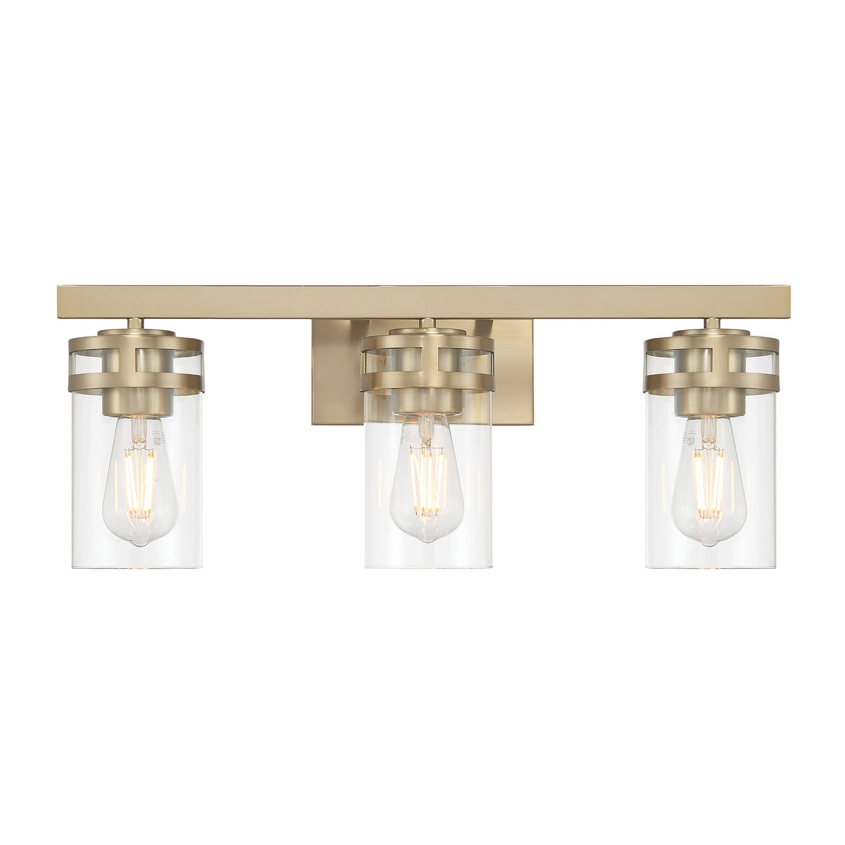 22'' Lunden Modern Gold 3 Light Bath Vanity