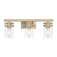 22'' Lunden Modern Gold 3 Light Bath Vanity