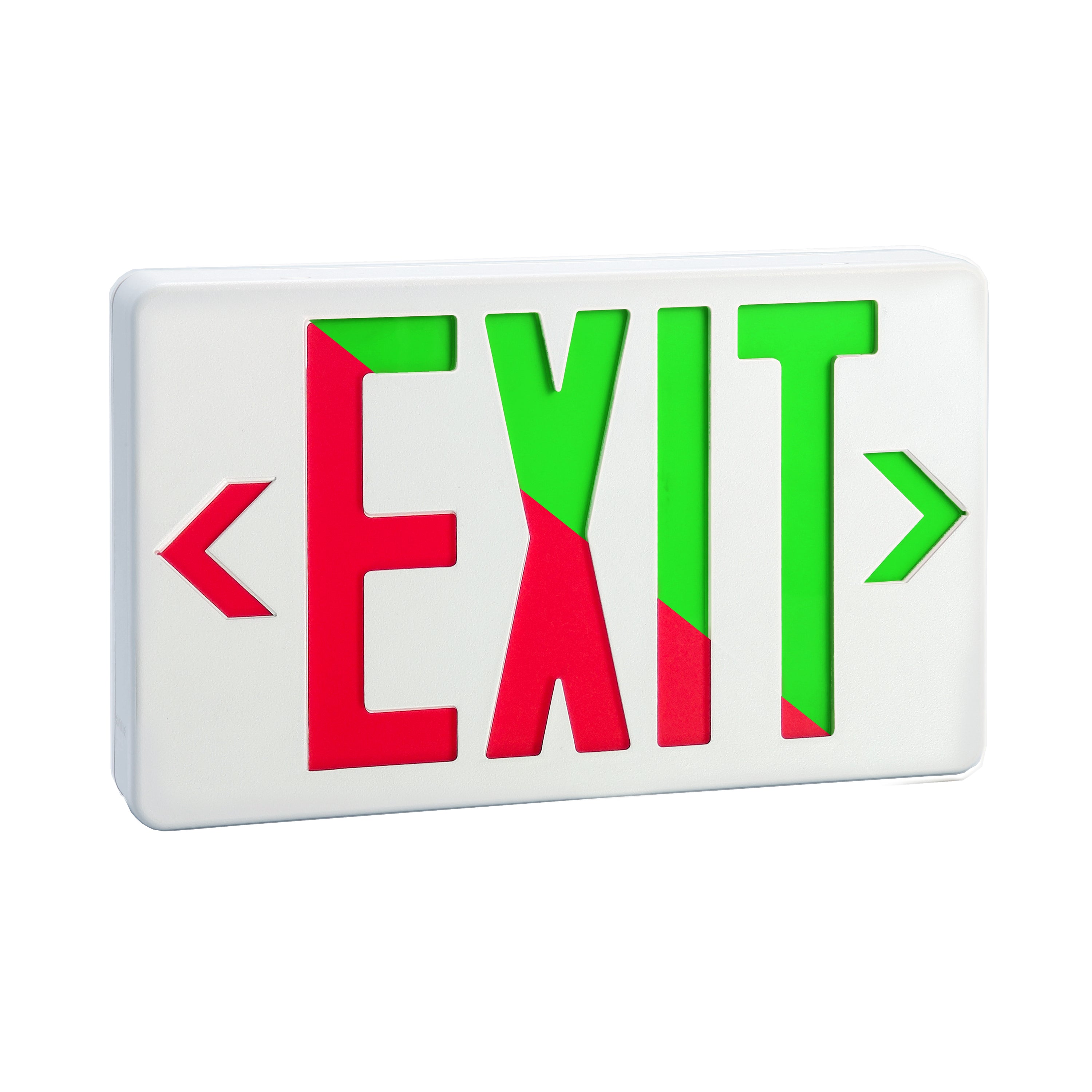 11.75-inch White Exit and Emergency Combo Light with 3.2W Output