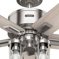 52 inch Astwood II  Brushed Nickel Ceiling Fan with LED Light Kit and Handheld Remote