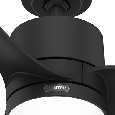 60 inch Bolsa Matte Black Ceiling Fan with LED Light Kit and Handheld Remote