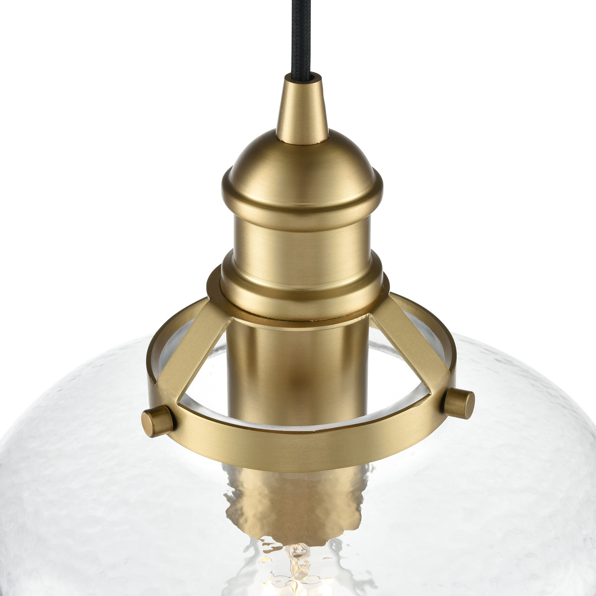 15.75'' Khrisa Vintage Brass 1 Light Pendant