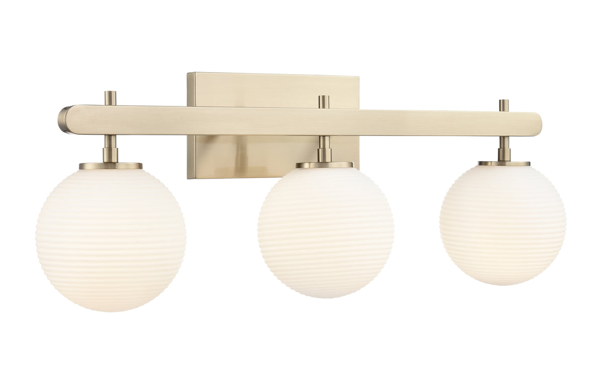 26'' Coretta Modern Gold 3 Light Bath Vanity