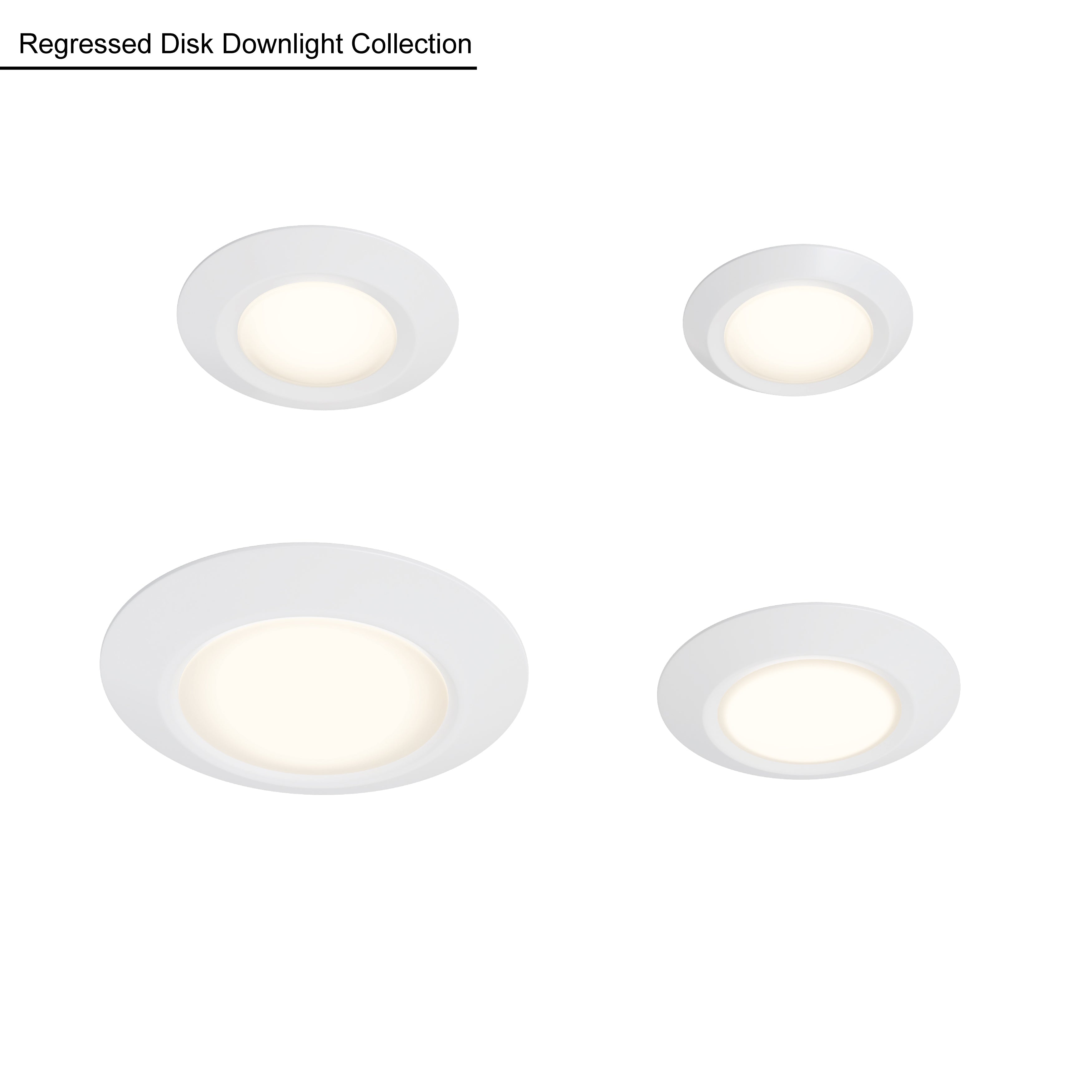 9-inch White Wall Light with 5-CCT Selectable White