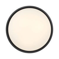 5'' Baumann Matte Black 3 Light Flush Mount