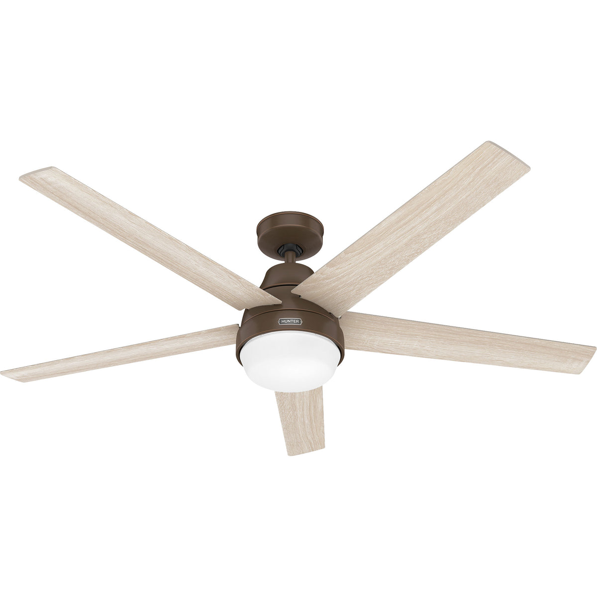 60 inch Aerodyne Wi-Fi ENERGY STAR® Matte Bronze Ceiling Fan with LED Light Kit and Handheld Remote