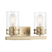 14.5'' Lunden Modern Gold 2 Light Bath Vanity