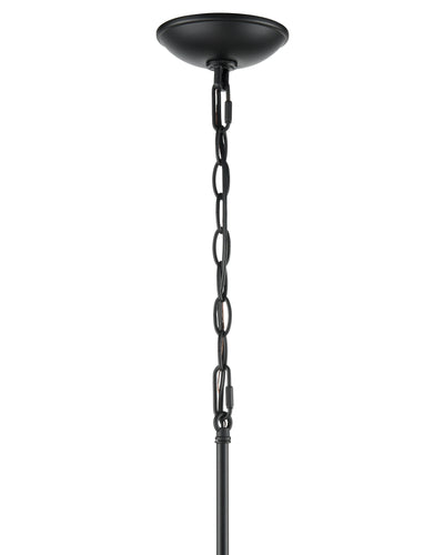 26.5'' Charlize Matte Black 5 Light Chandelier