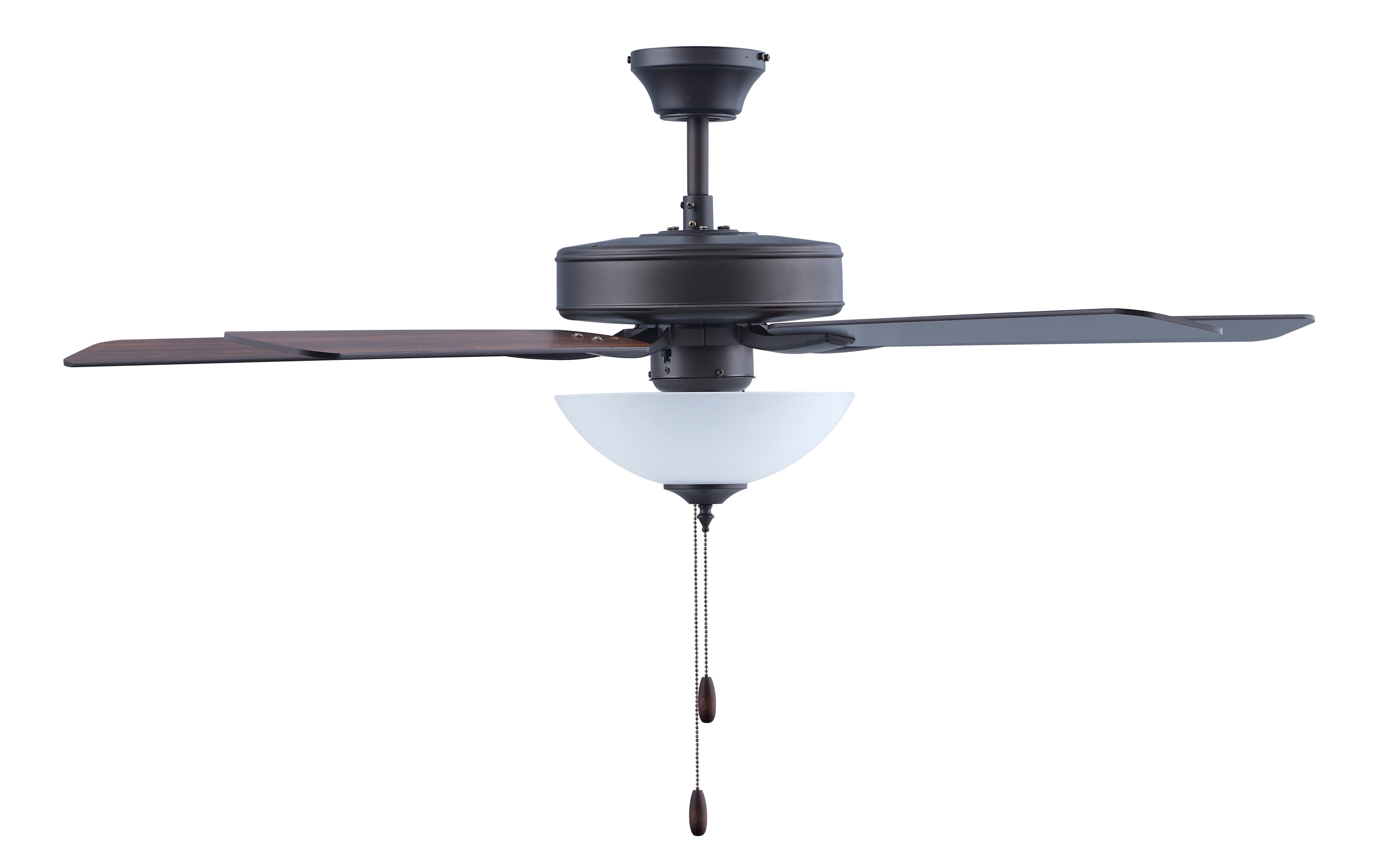 52 Inch Star Light AC Oil Rubbed Bronze Indoor Ceiling Fan 5-Blade 3 Lights Reversible