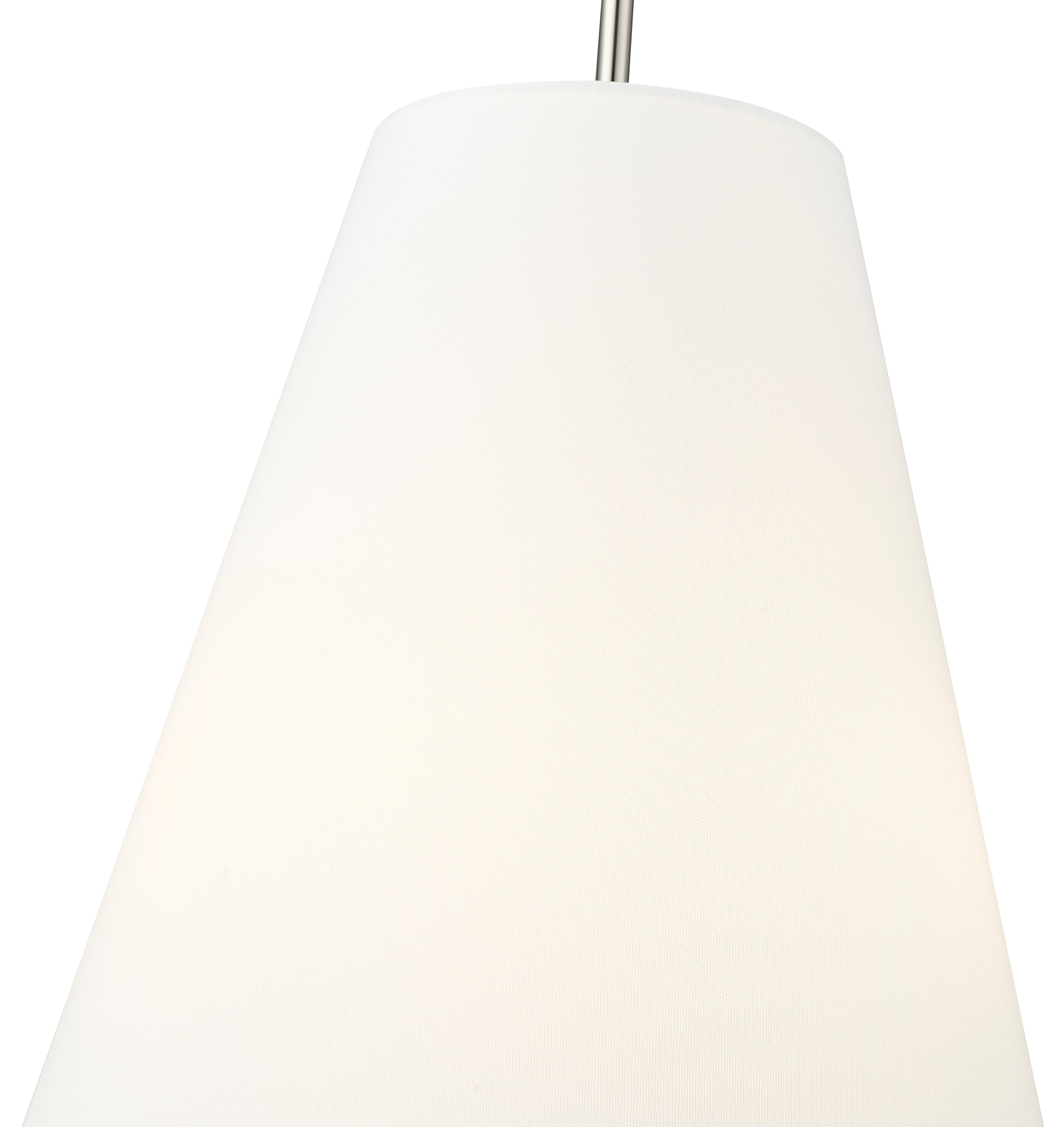 24'' Adorra Polished Nickel 3 Light Pendant