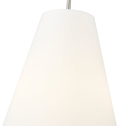 24'' Adorra Polished Nickel 3 Light Pendant