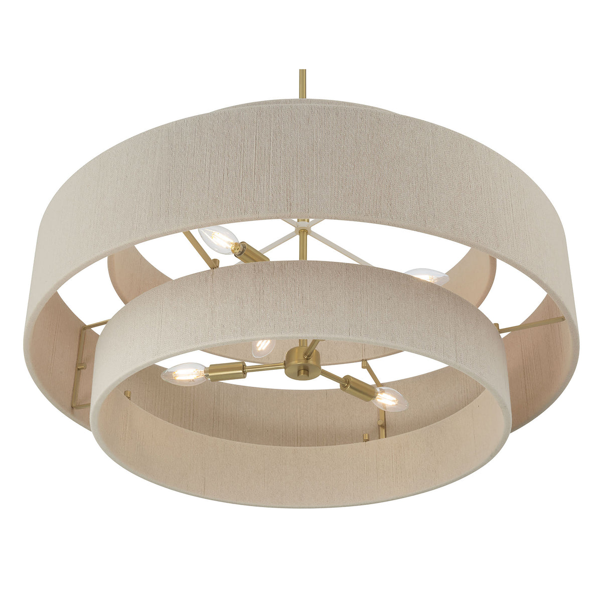 20.5'' Helbert Vintage Brass 6 Light Pendant