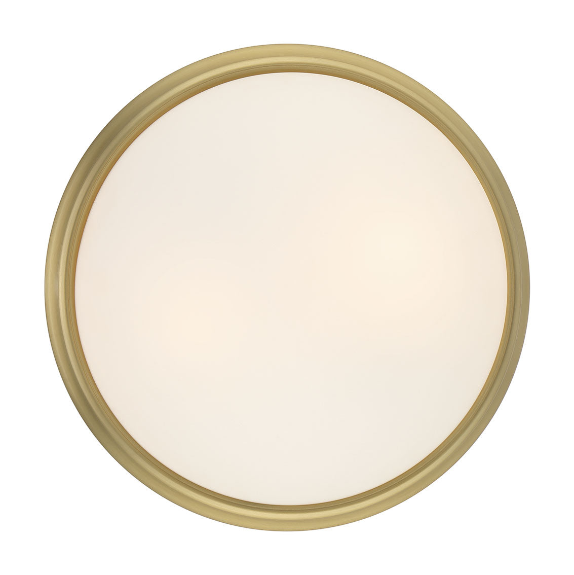 4.25'' Baumann Vintage Brass 2 Light Flush Mount
