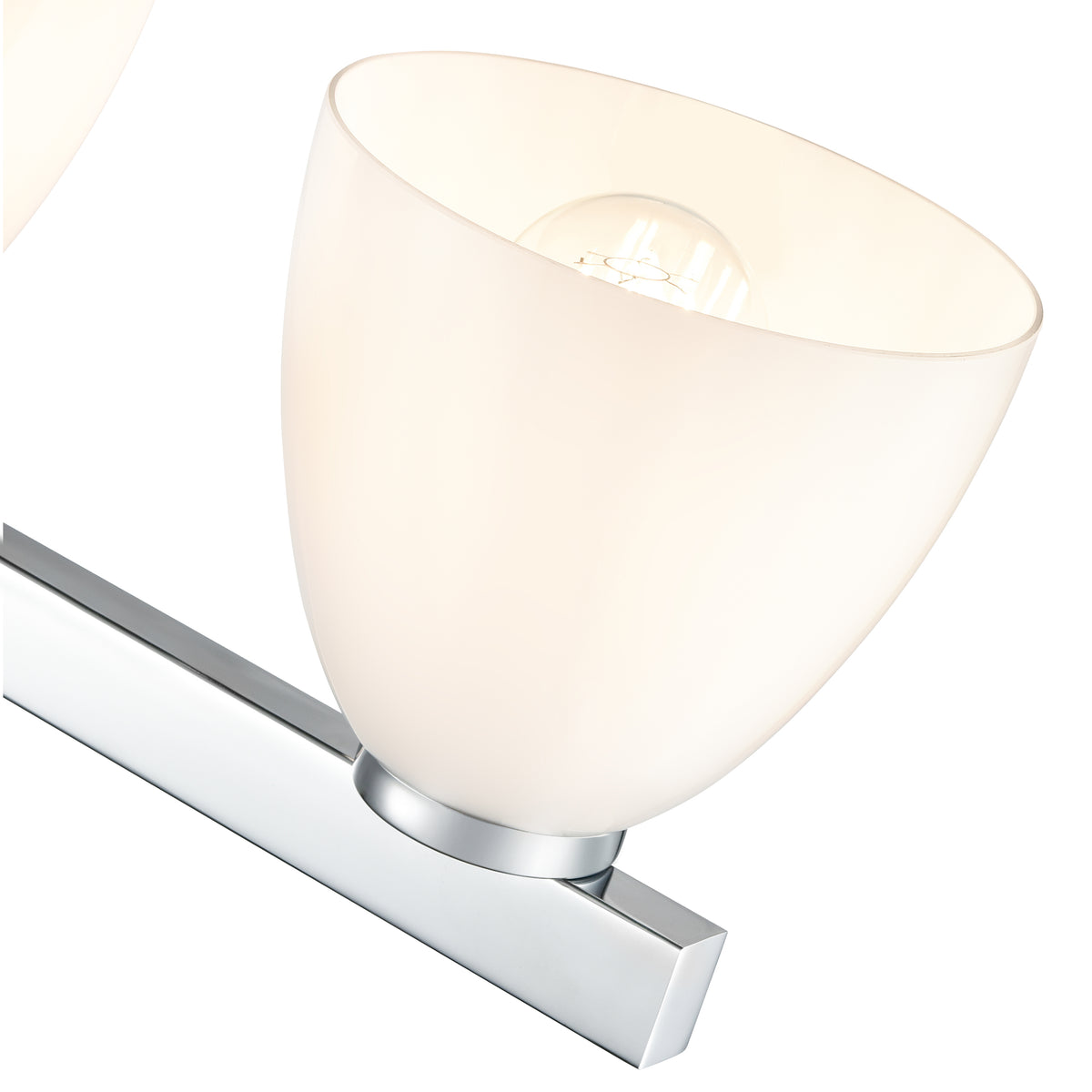 33'' Apria Polished Chrome 4 Light Bath Vanity