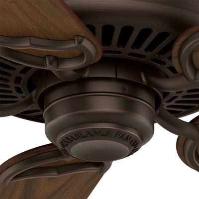 Casablanca 54 inch Panama ENERGY STAR® Brushed Cocoa Ceiling Fan and Handheld Remote