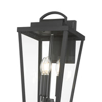 9'' Brenwick Powder Coated Black 3 Light Lantern