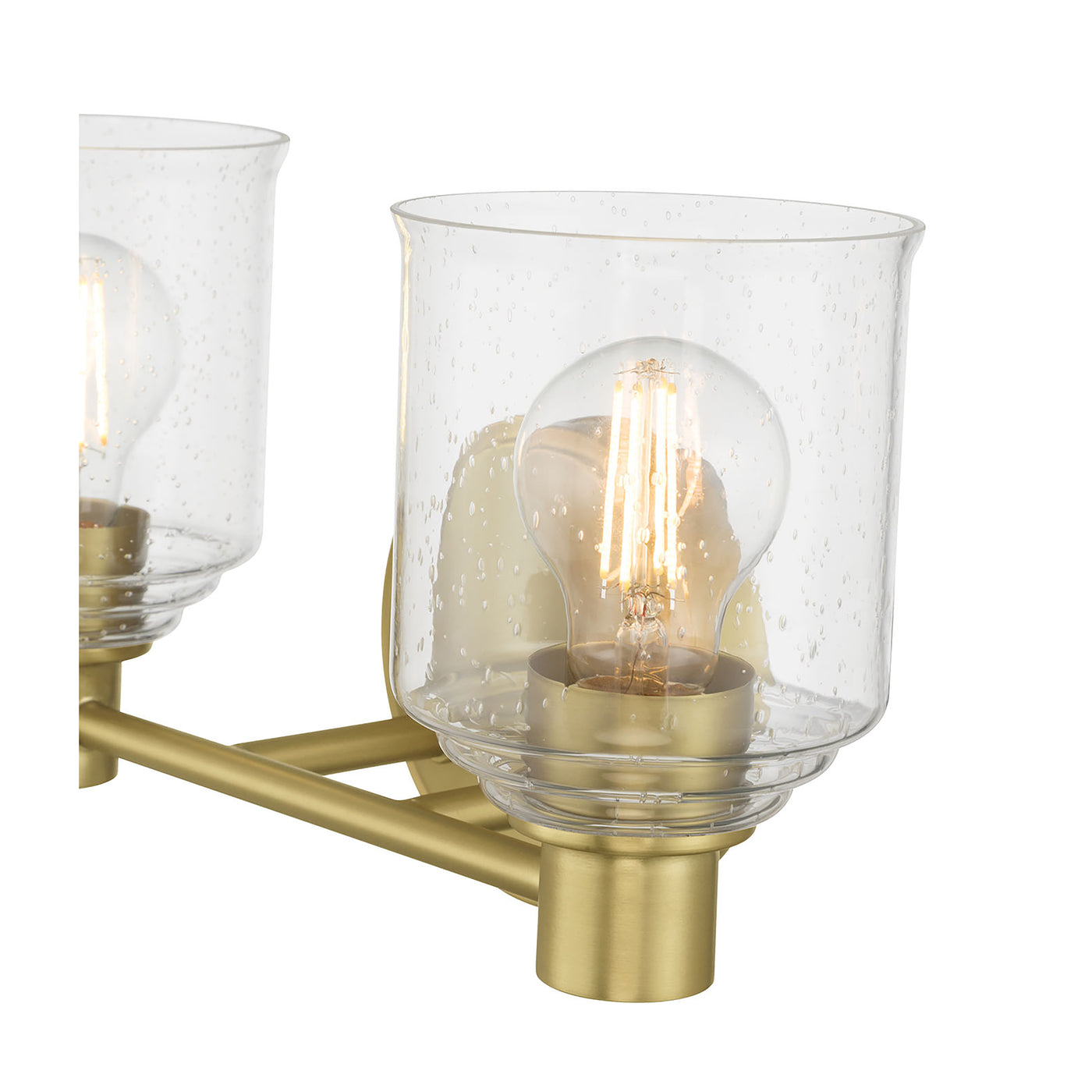 14'' Vessair Vintage Brass 2 Light Bath Vanity