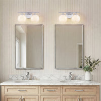 15.25'' Kimorra Chrome 2 Light Bath Vanity