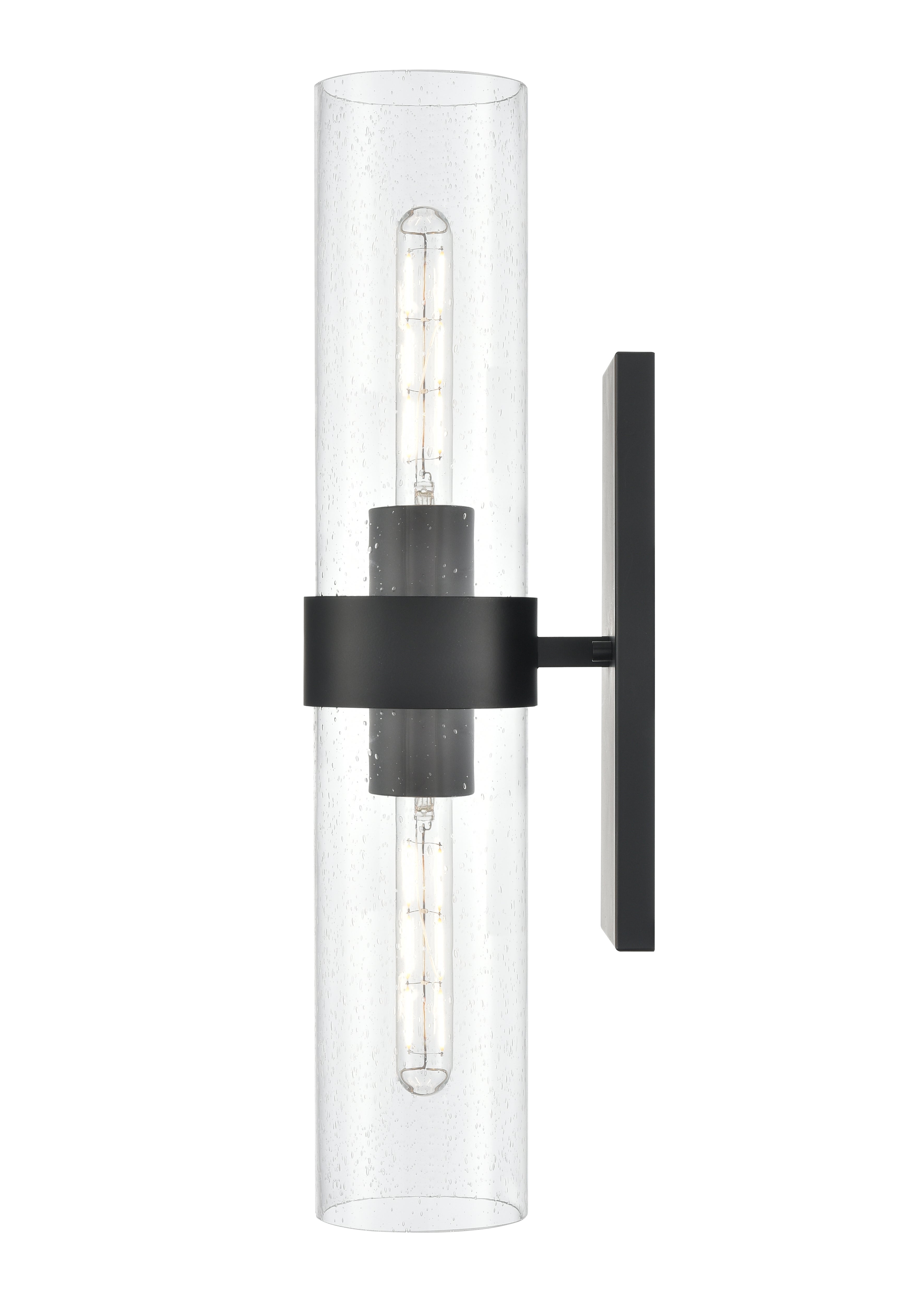 5'' Jamison Matte Black 2 Light Wall Sconce