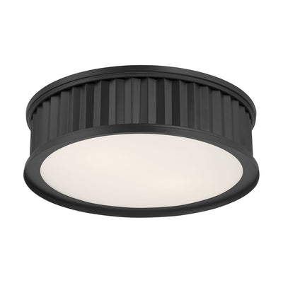 5.25'' Corvella Matte Black 3 Light Flush Mount