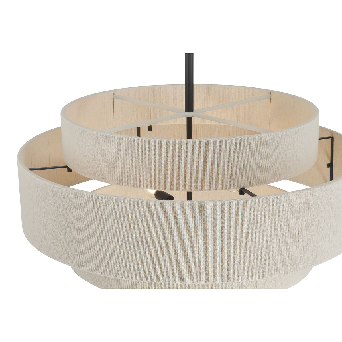 20.5'' Helbert Matte Black 6 Light Pendant