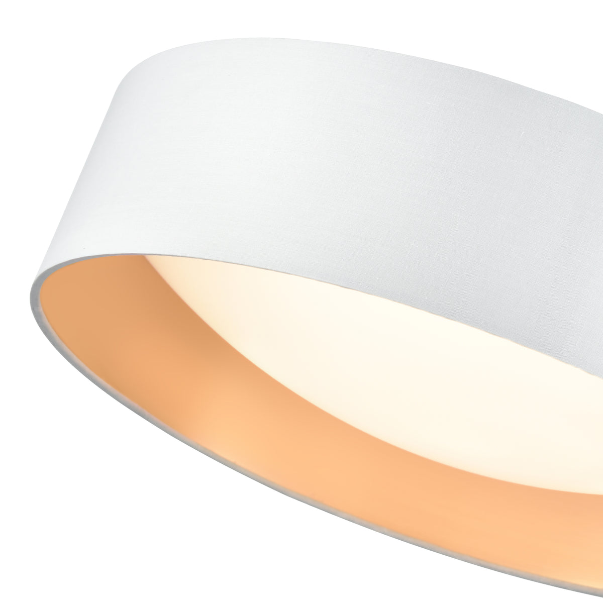 16-inch Rosata White Flush Mount Ceiling Light