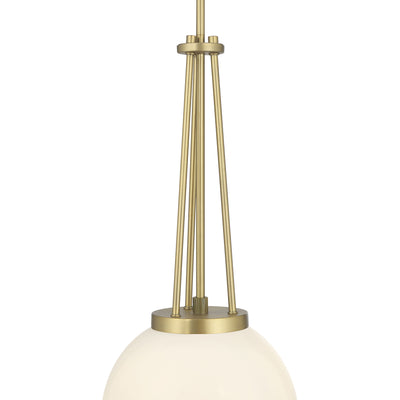 24'' Vellin Vintage Brass 1 Light Pendant