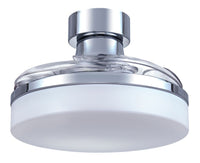 36 Inch Chrome Retractable Blade Ceiling Fan