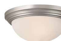 5.75'' Whitton Satin Nickel 2 Light Flush Mount