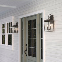 9'' Fetterton Powder Coated Bronze 2 Light Wall Sconce