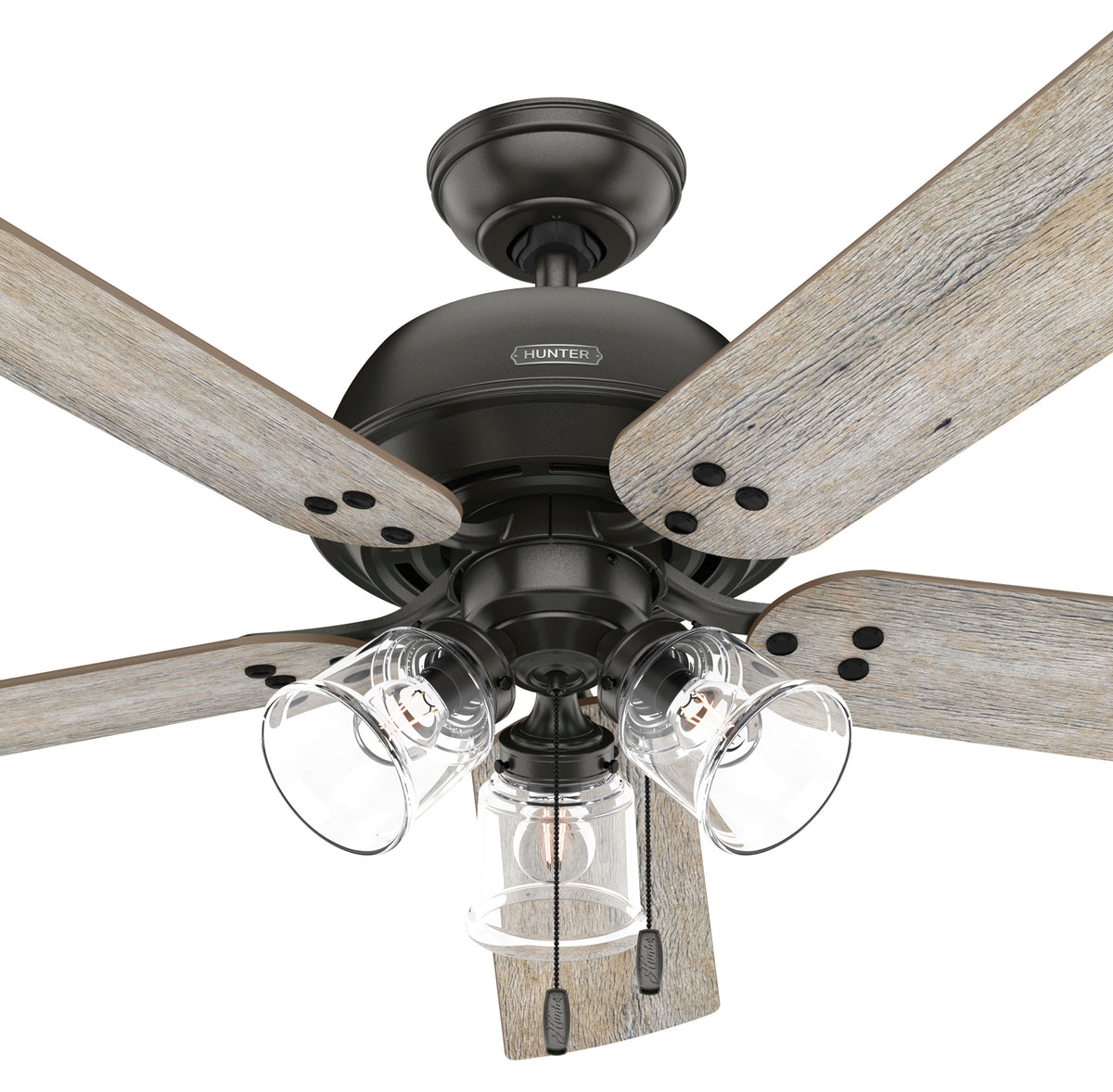 52 inch Shady Grove Noble Bronze Ceiling Fan with LED Light Kit and Pull Chain