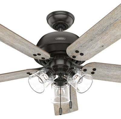 52 inch Shady Grove Noble Bronze Ceiling Fan with LED Light Kit and Pull Chain