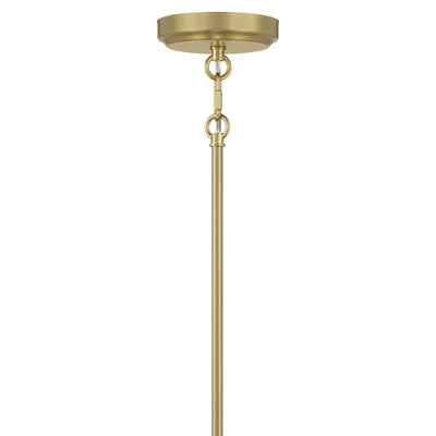 7.75'' Clarvyn Vintage Brass 1 Light Mini Pendant
