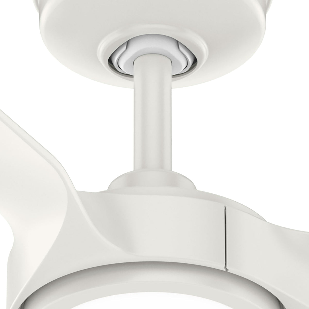 52 inch Zentech Wi-Fi ENERGY STAR® Fresh White Damp Rated LED Ceiling Fan with Remote