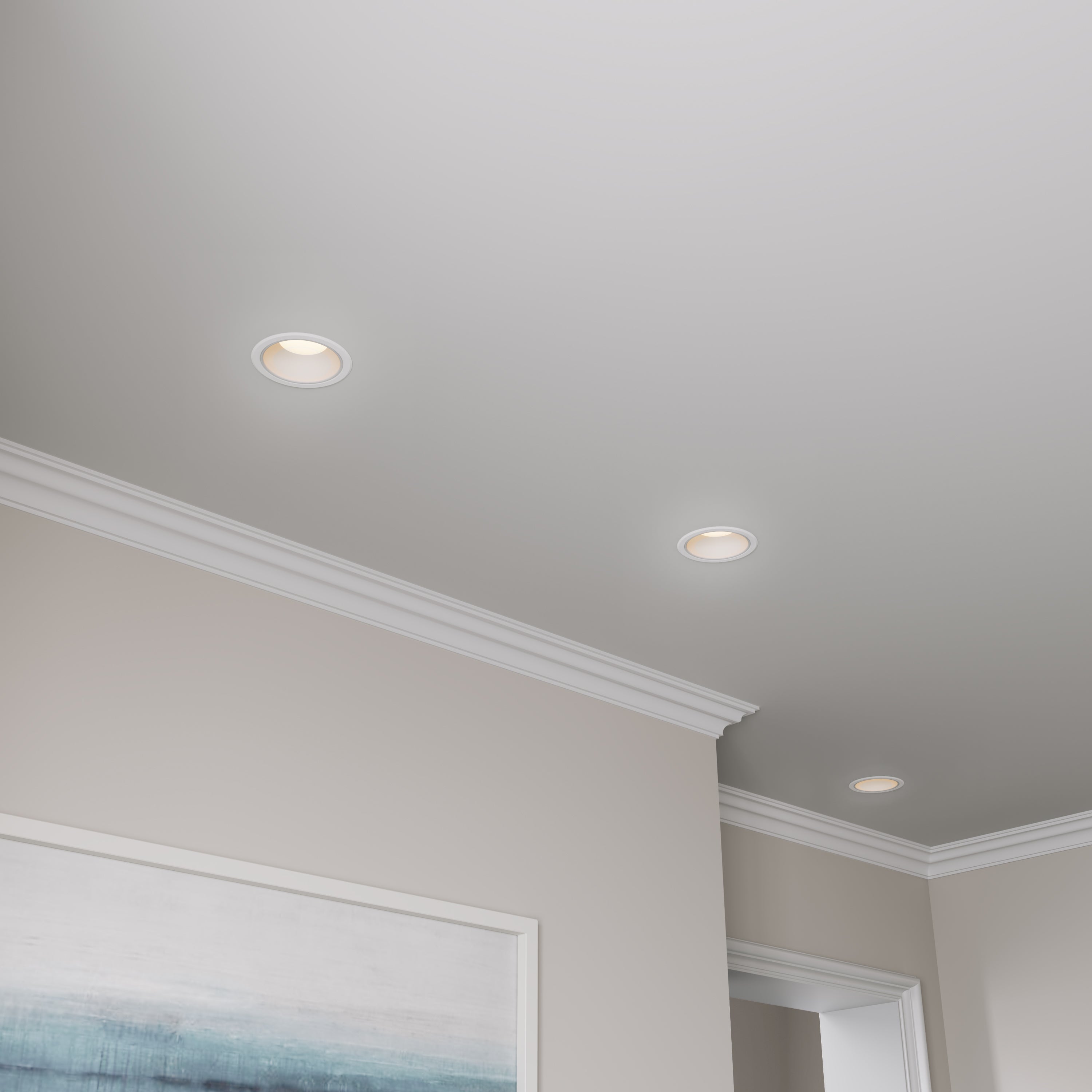 6-inch White Commercial Wall Light with 3-CCT Selectable White