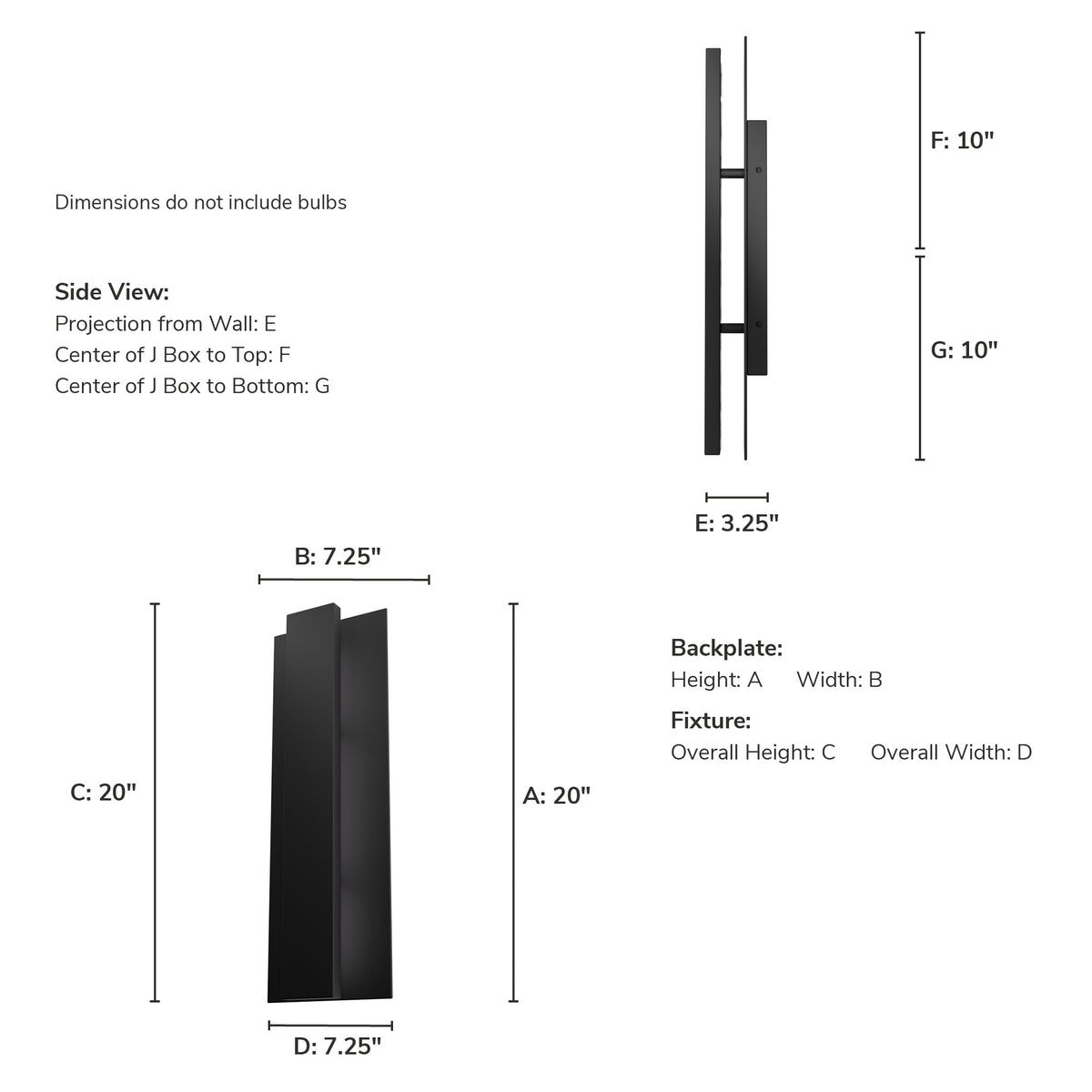 Canoga 20-inch Matte Black 3000K LED Outdoor Wall Light with Matte Black Metal Shade