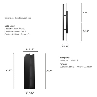 Canoga 20-inch Matte Black 3000K LED Outdoor Wall Light with Matte Black Metal Shade