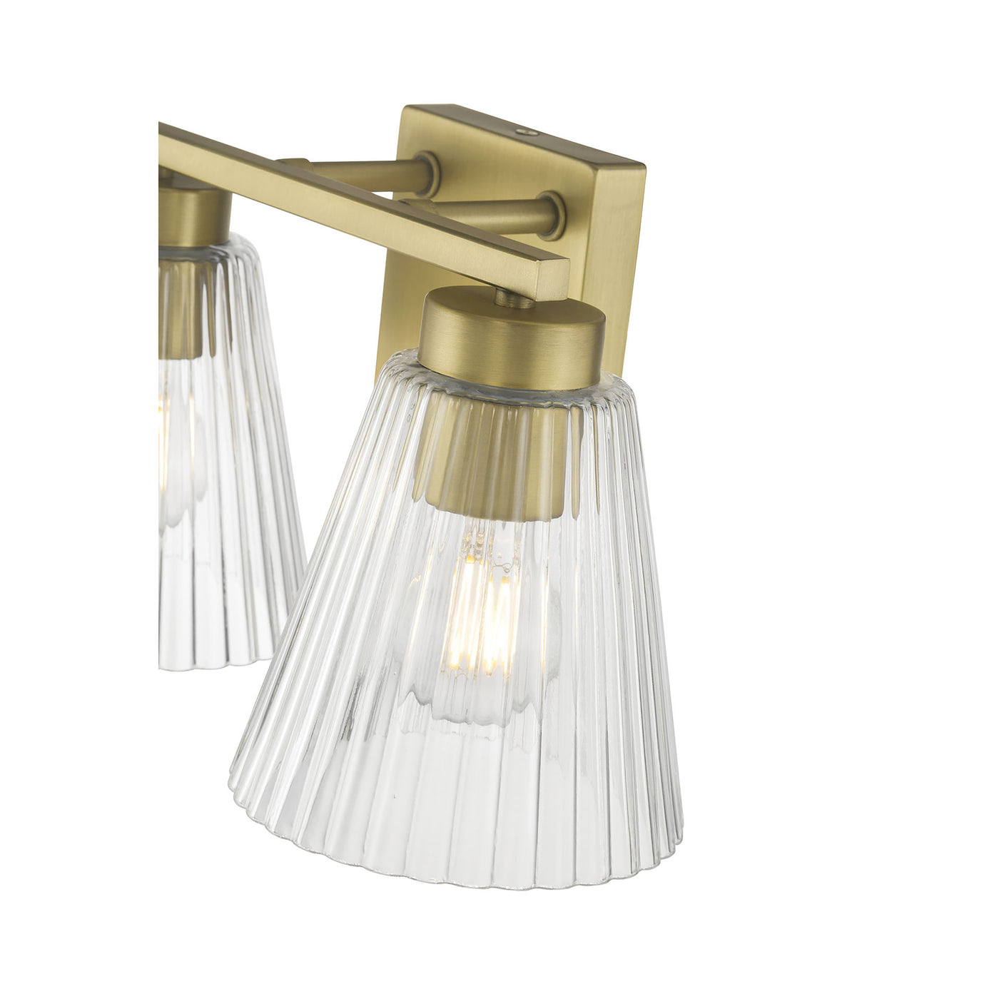 13.75'' Riville Vintage Brass 2 Light Bath Vanity