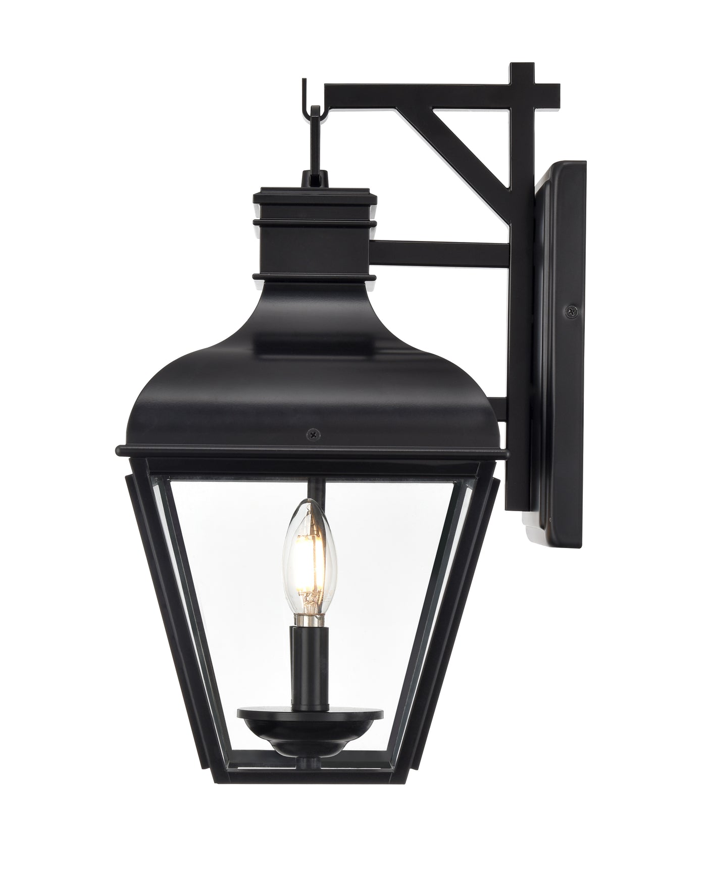 9.25'' Edenton Matte Black 2 Light Wall Sconce